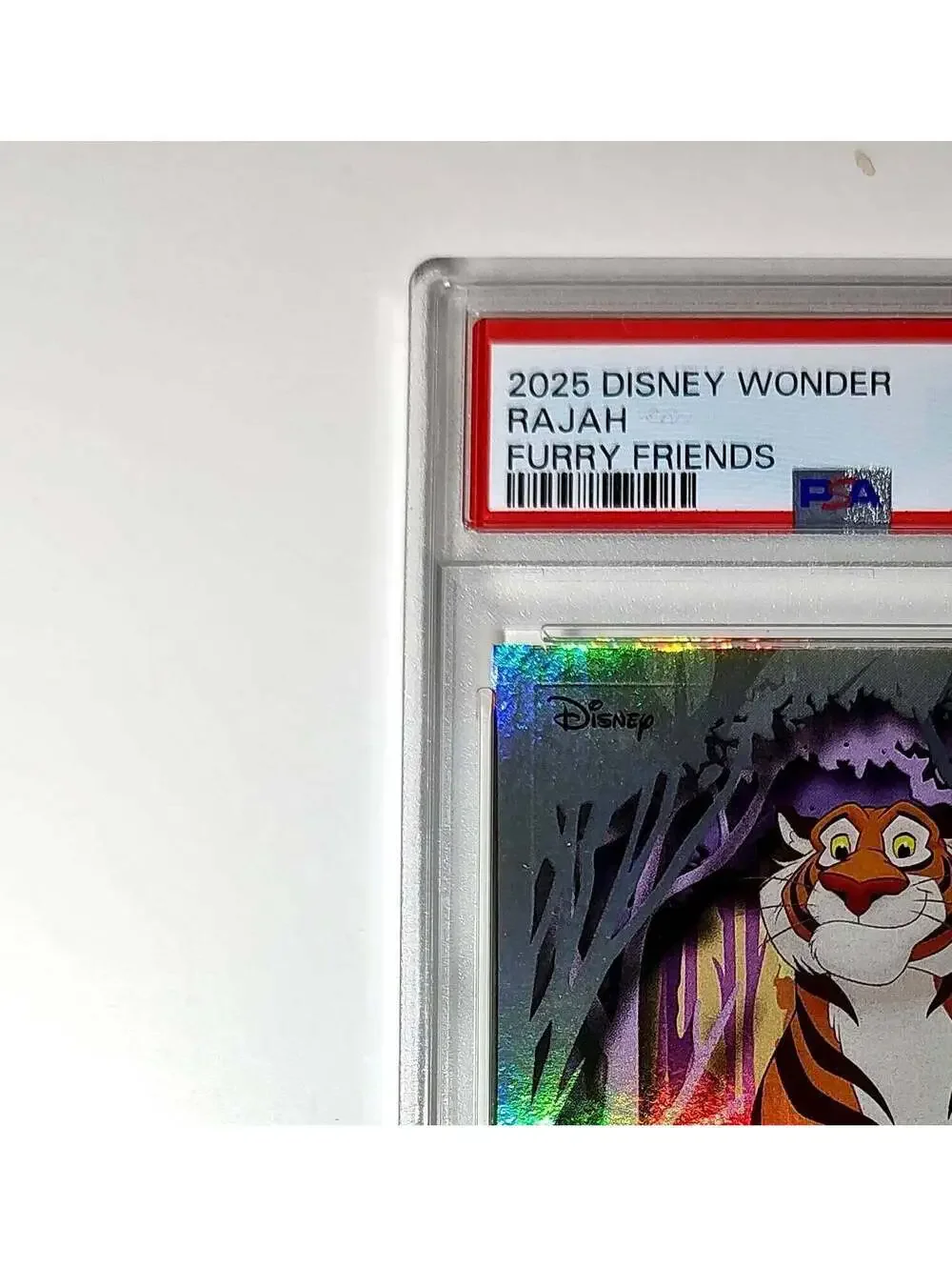 Rajah 2025 Topps Disney #FF-12 Furry Friends Card Aladdin PSA 9 MT